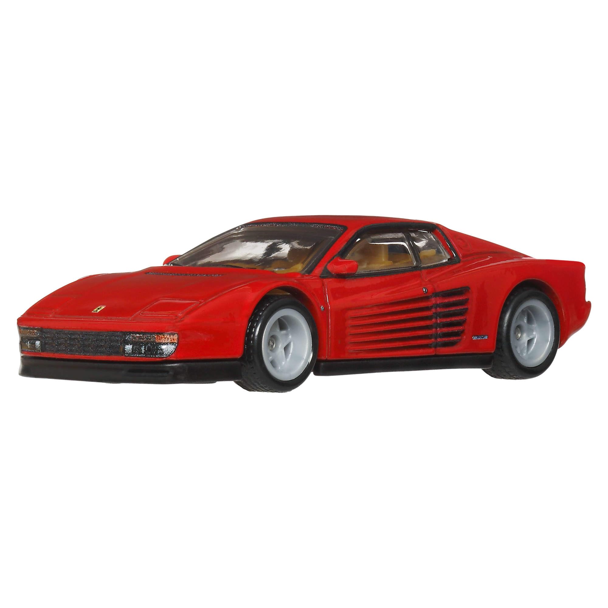 Hot Wheels Premium Car Culture Testarossa 1:64 modellino da collezione telaio in metallo Real Riders JKF00