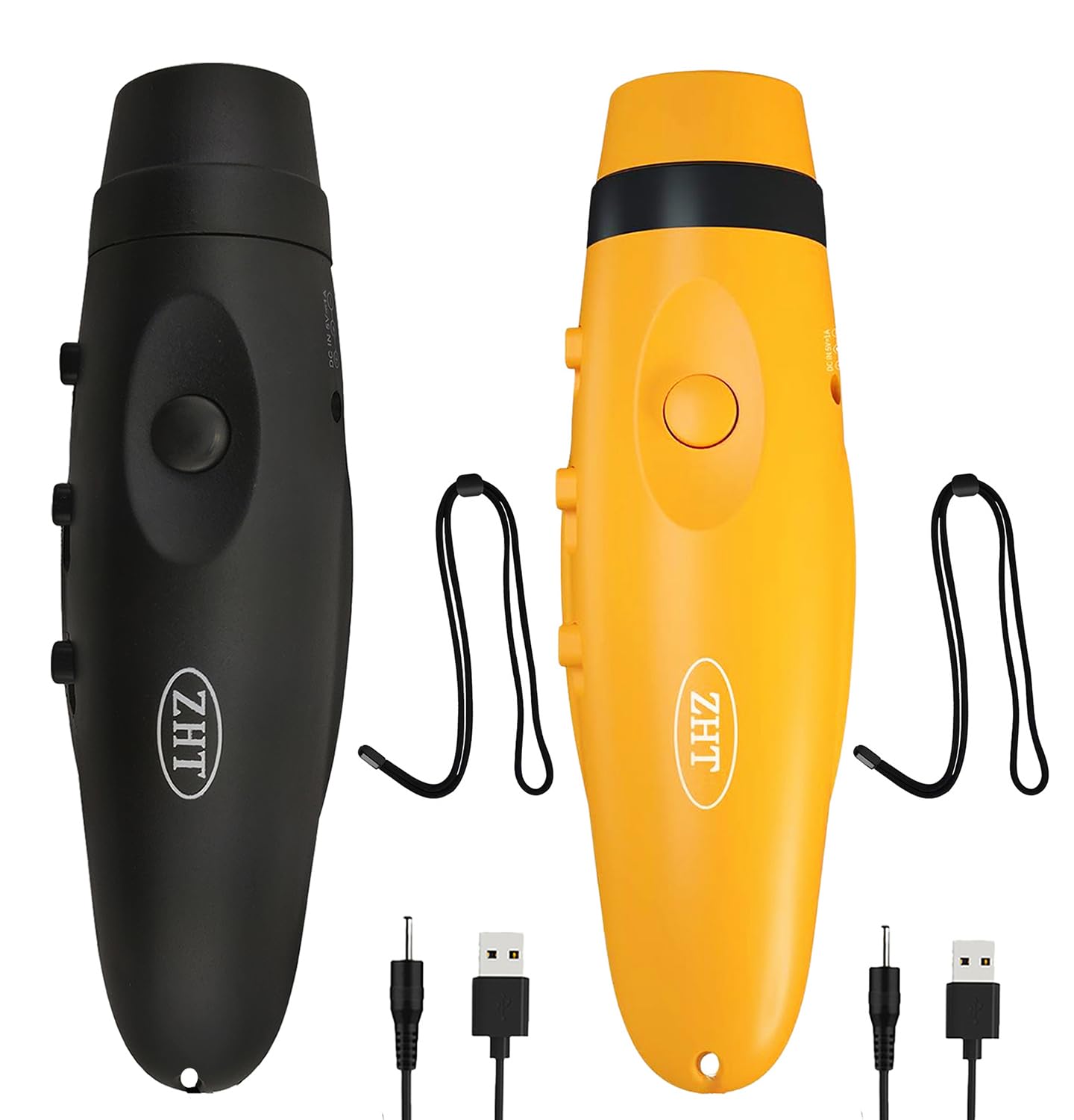 ZHT Fischietti elettronici per arbitri con ricarica USB, fischietto di emergenza ad alto volume a 3 toni per arbitri, allenatori, insegnanti, campeggio, escursionismo, canottaggio, fischietti di