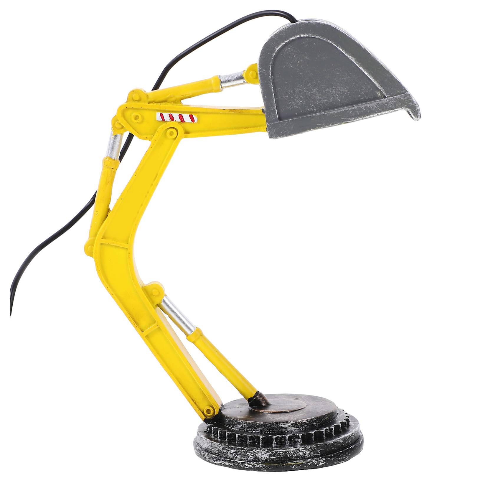 Lampe Chevet Garçon et Filles en Résine Forme Excavatrice, Lampe de Bureau Minimaliste pour Décoration Chambre Garçon, pour Bureau ou Maison