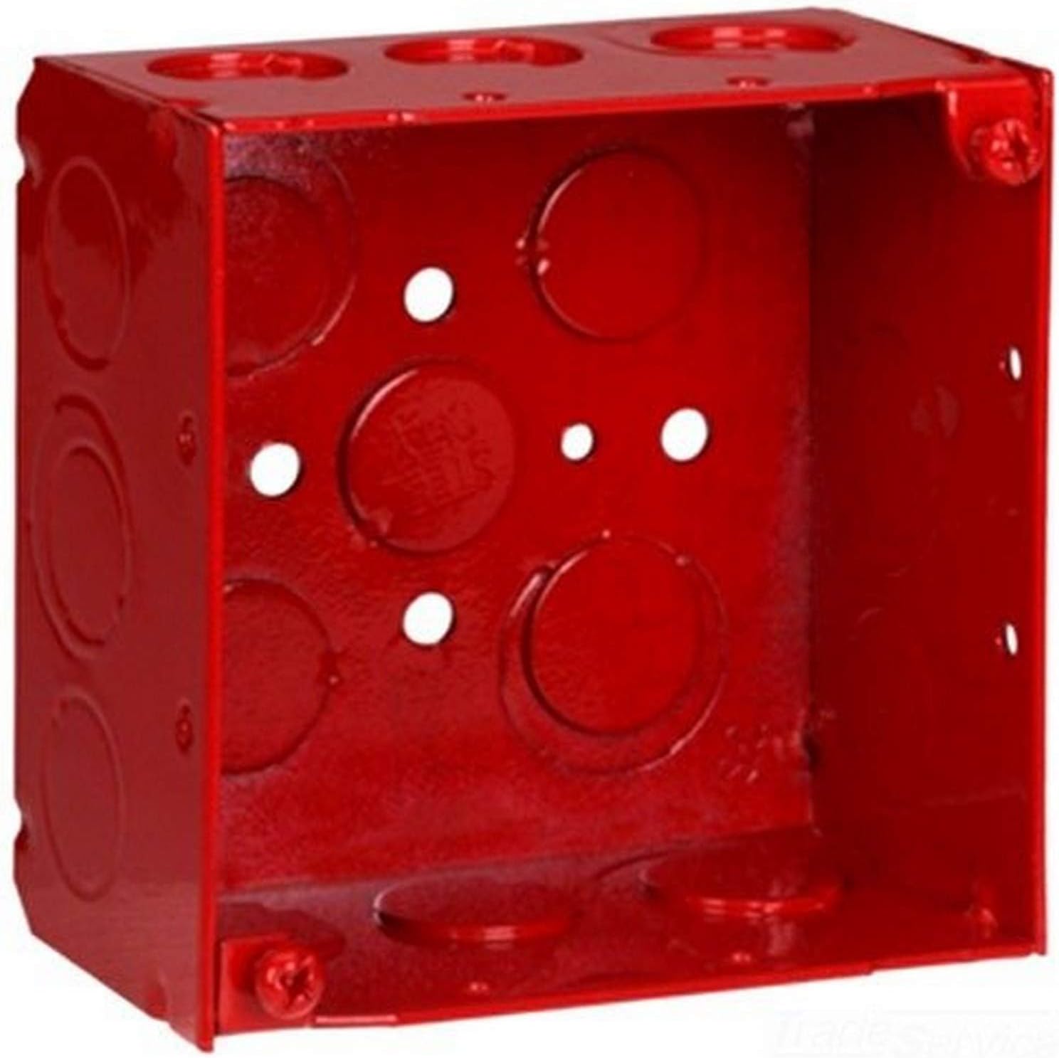 Steel City 521711234RD Outlet Box, Square, Welded Construction, 4Inch