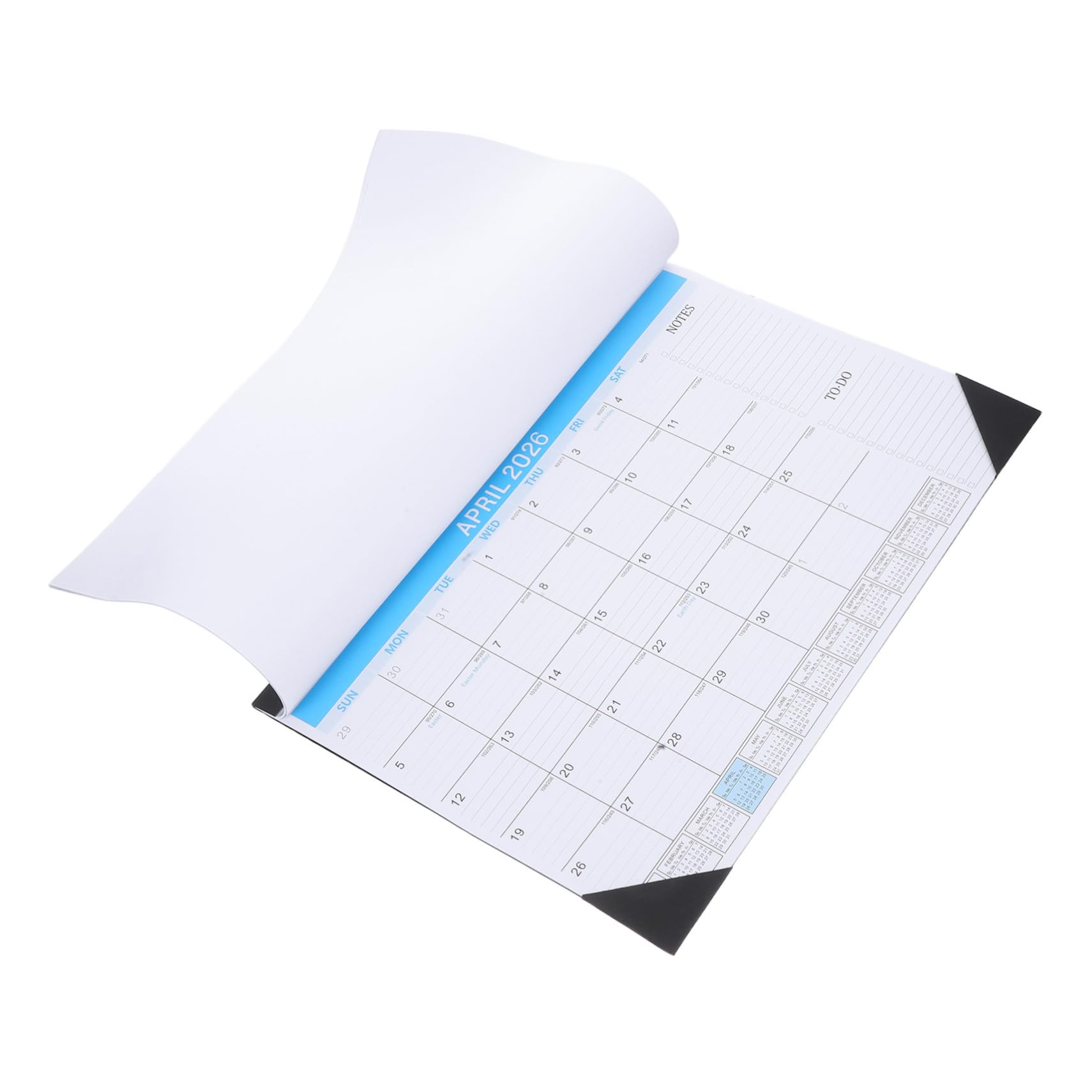 Kalender 2026, 2-teiliger Dualbook-Tischkalender, Kleiner, platzsparender Monatsplaner für Büro, Zuhause und Klassenzimmer, tägliche Referenz für Nahtlose Terminplanung
