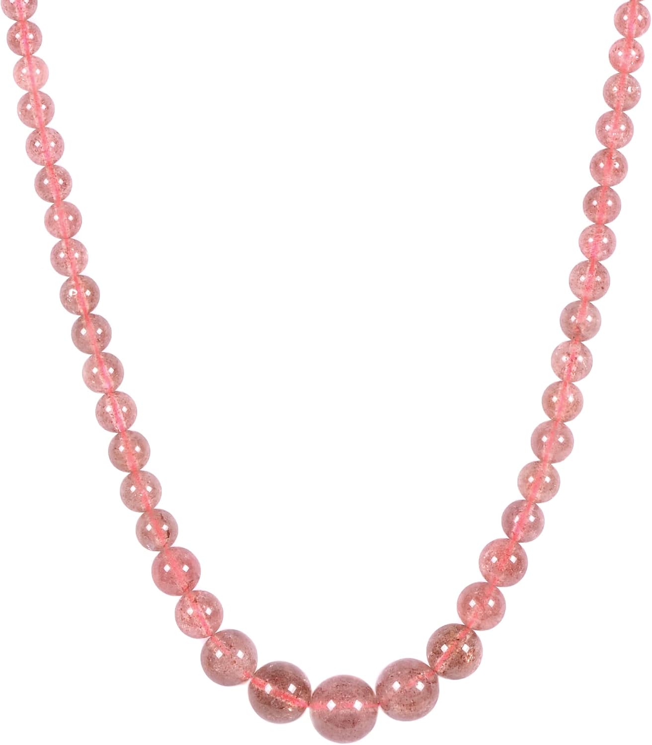 Justinstones Round Agate Beads Graduated Strand Necklace For Women 18 Inch Multi-Color Agate Gradually Necklace