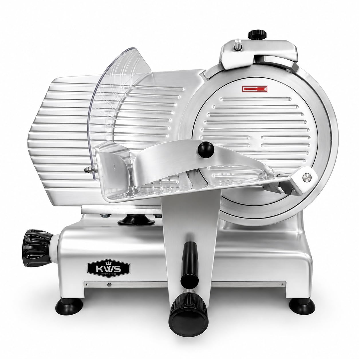 KWS KitchenWare Station MS-12SL Commercial 420W Electric Meat Slicer