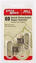UNCLE MIKE'S SS BL Quick Release Swivels Nickel
