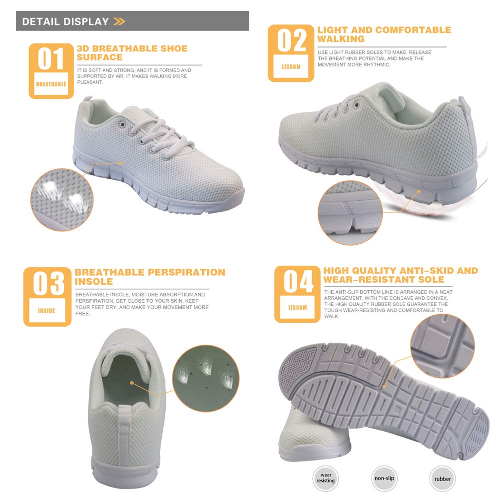 POLERO Zapatos de Cordones para Mujer Zapatos Deportivos Zapatillas de Malla de Aire Transpirables Planas Zapatillas de Deporte para Correr Zapatos para Caminar Casuales