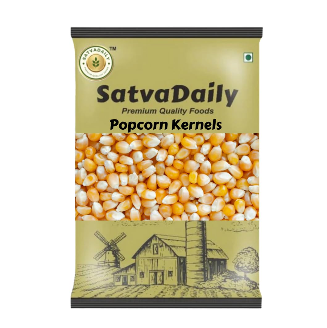 SatvaDaily Pop Corn Kernels 400g - Big Size | High Expansion, A Grade Makkai Popcorn-image-20