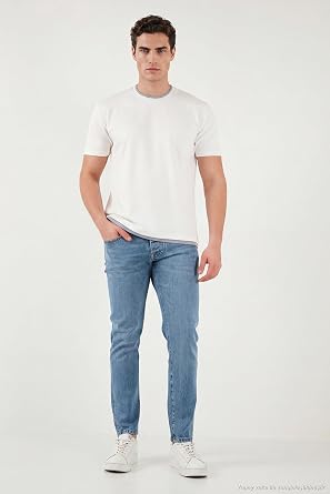 Buratti Slim Fit Düşük Bel Dar Paça Jeans Erkek KOT PANTOLON 1115C70NAPOLI