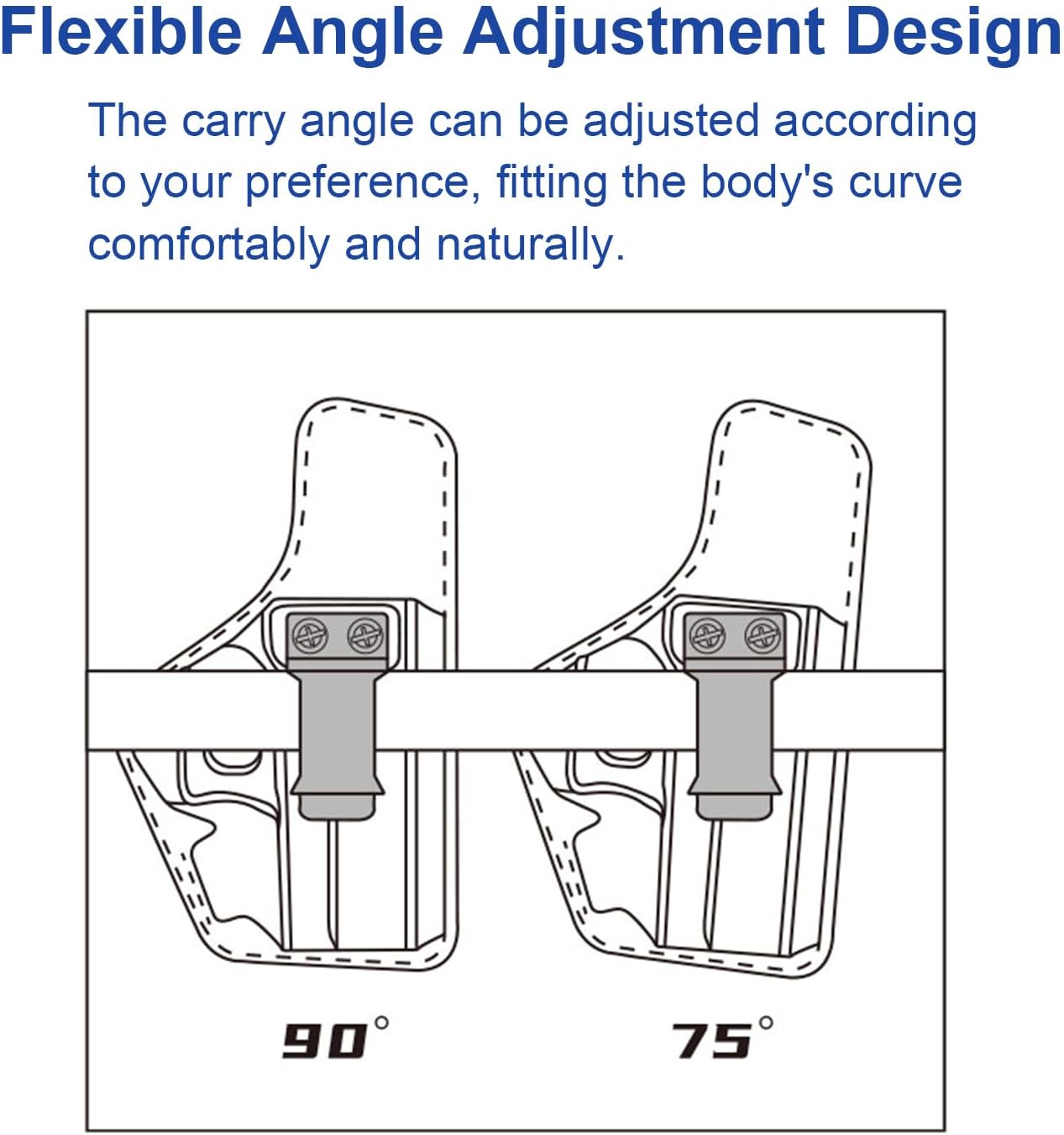 IWB Holster Custom Fits & Concealed Carry Compatible with G43 / G43X,Polymer Plastics and Leather Hybrid Holster,Red dot Compatible