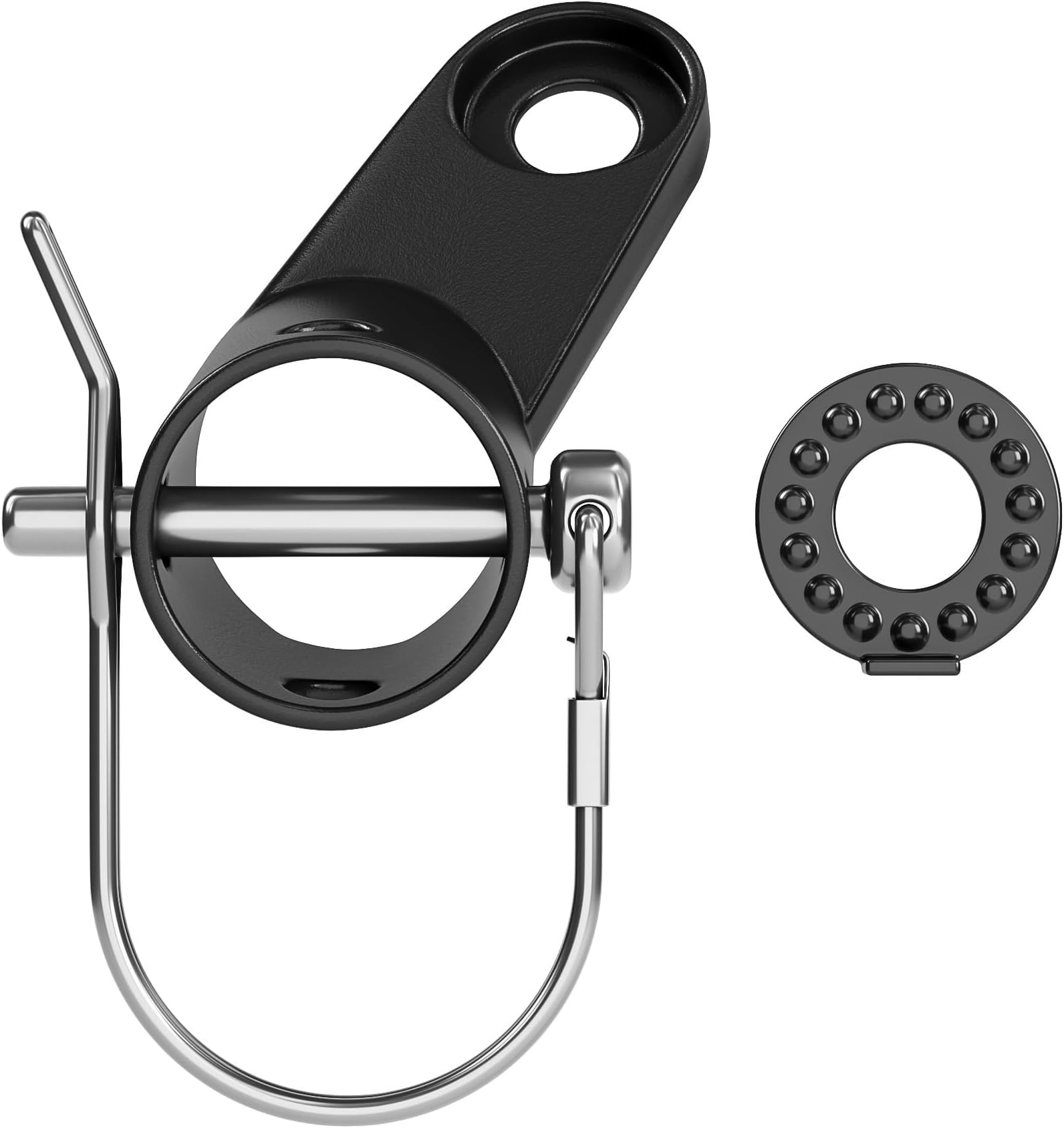 THE WHITE SHOP Upgraded Bike Trailer Hitch,Bike Trailer Coupler Bike Trailer Attachment, Bike Trailer Adapter for Bike Cargo Trailer