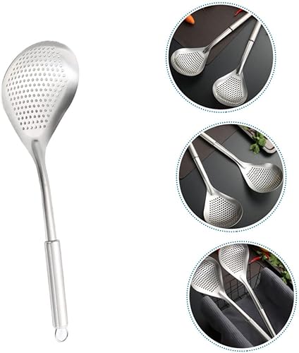 Miniatura 8 de Colador de fideos ergonómico para freír para uso doméstico, accesorio esencial de cocina para cocinar y preparar alimentos, herramienta colador de