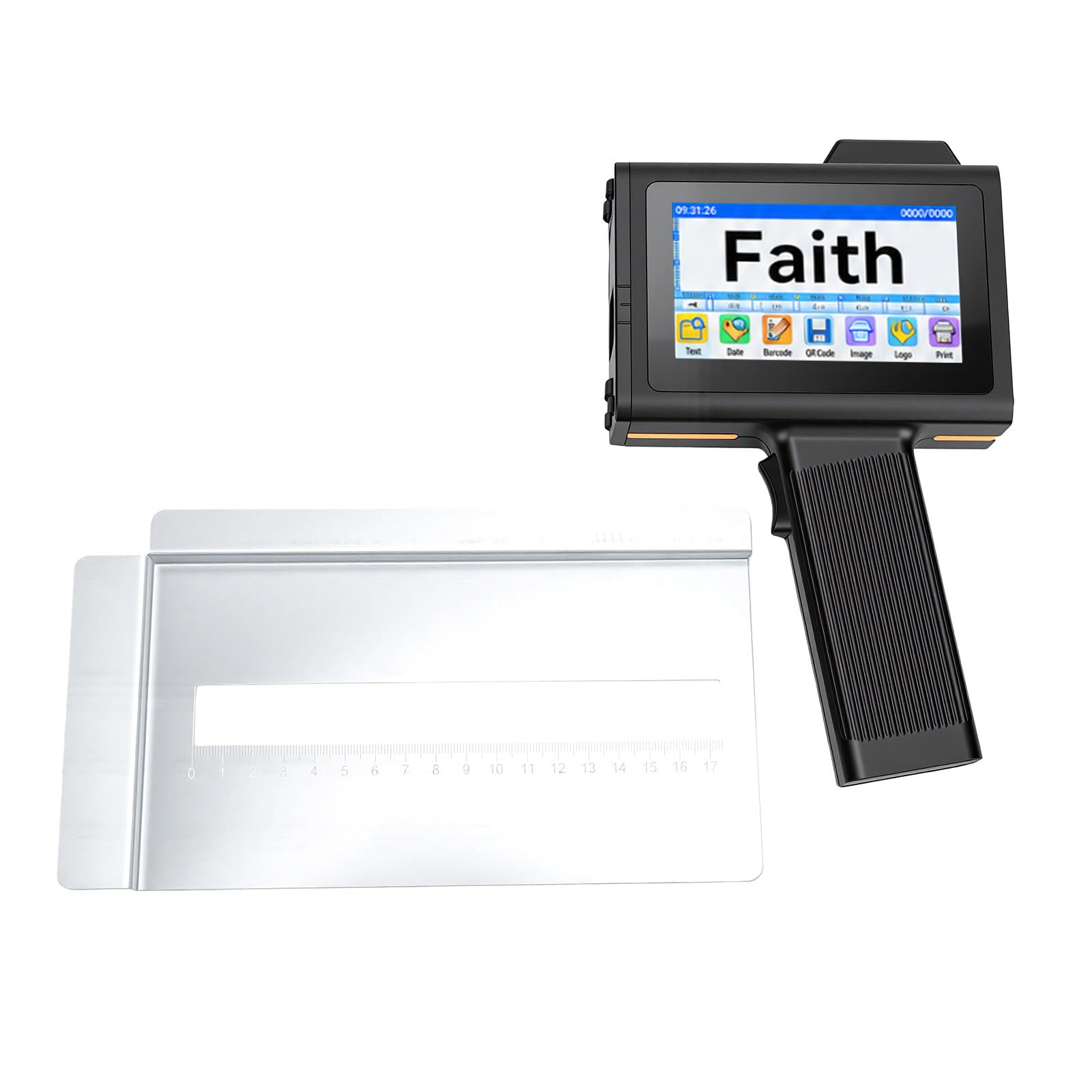 Fafeicy Stampante a Getto D'inchiostro Portatile e Portatile con Stampa Regolabile a 360 Gradi