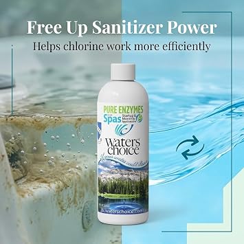 Waters Choice Pure Enzymes Hot Tub Cleaner & Spa Water Clarifier, 3 Pack