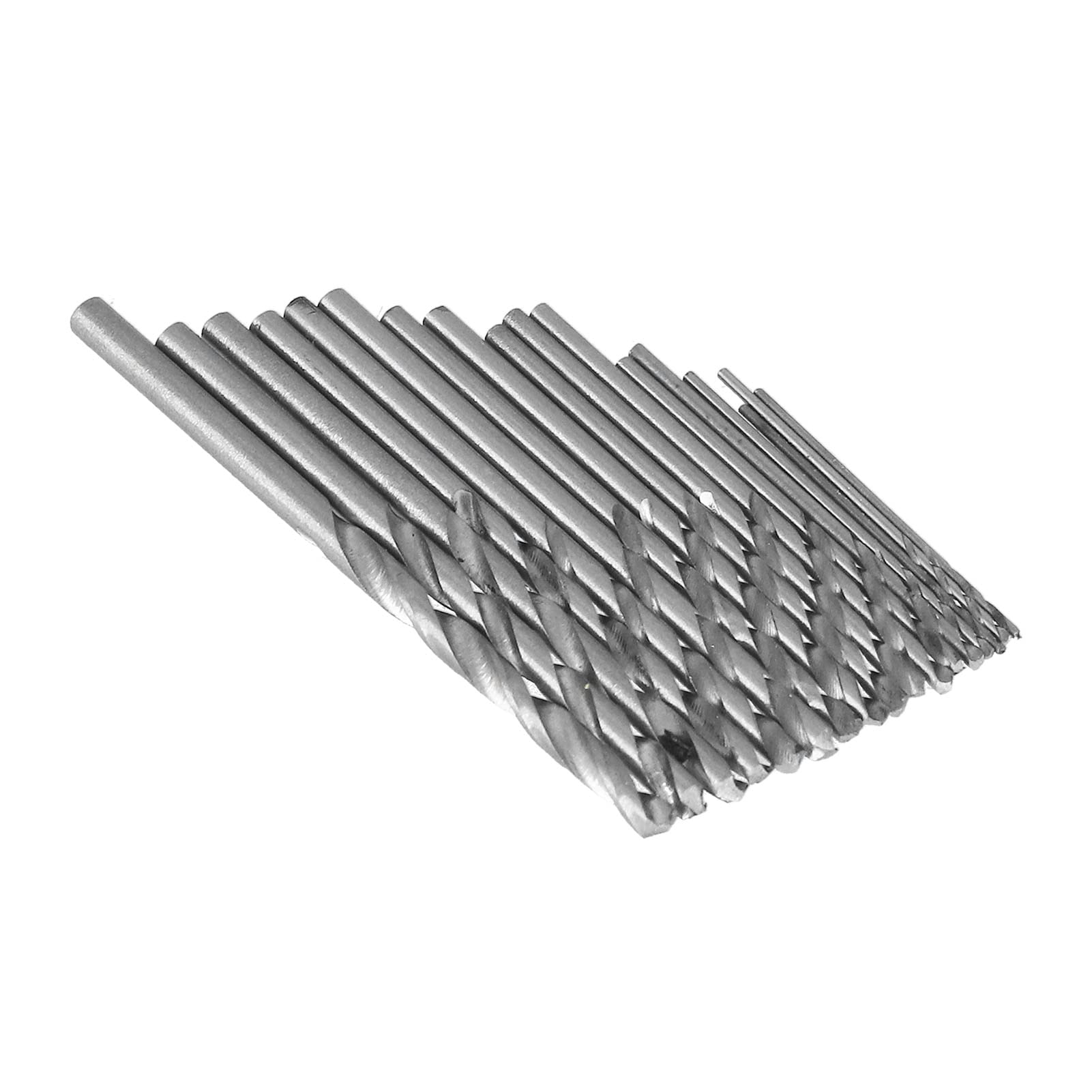 Respicefinem 150Pcs Mini HSS Twist Drill Bits Manual Hardware Tools Replacement Set from 0 4mm to 3 2mm with Plastic Box for DIY Home and Engineering Use