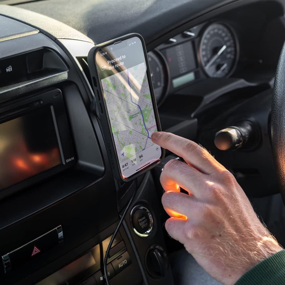 Quad Lock Vent Car Phone Holder Kit with MAG Wireless Charging Head V2 and MAG Phone Case for Galaxy S20 FE