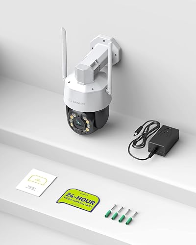 Miniatura 8 de SANNCE Cámara de seguridad IP para exteriores de 5 MP cámara PTZ WiFi para exteriores zoom óptico 20X cámara de vigilancia para el hogar detección