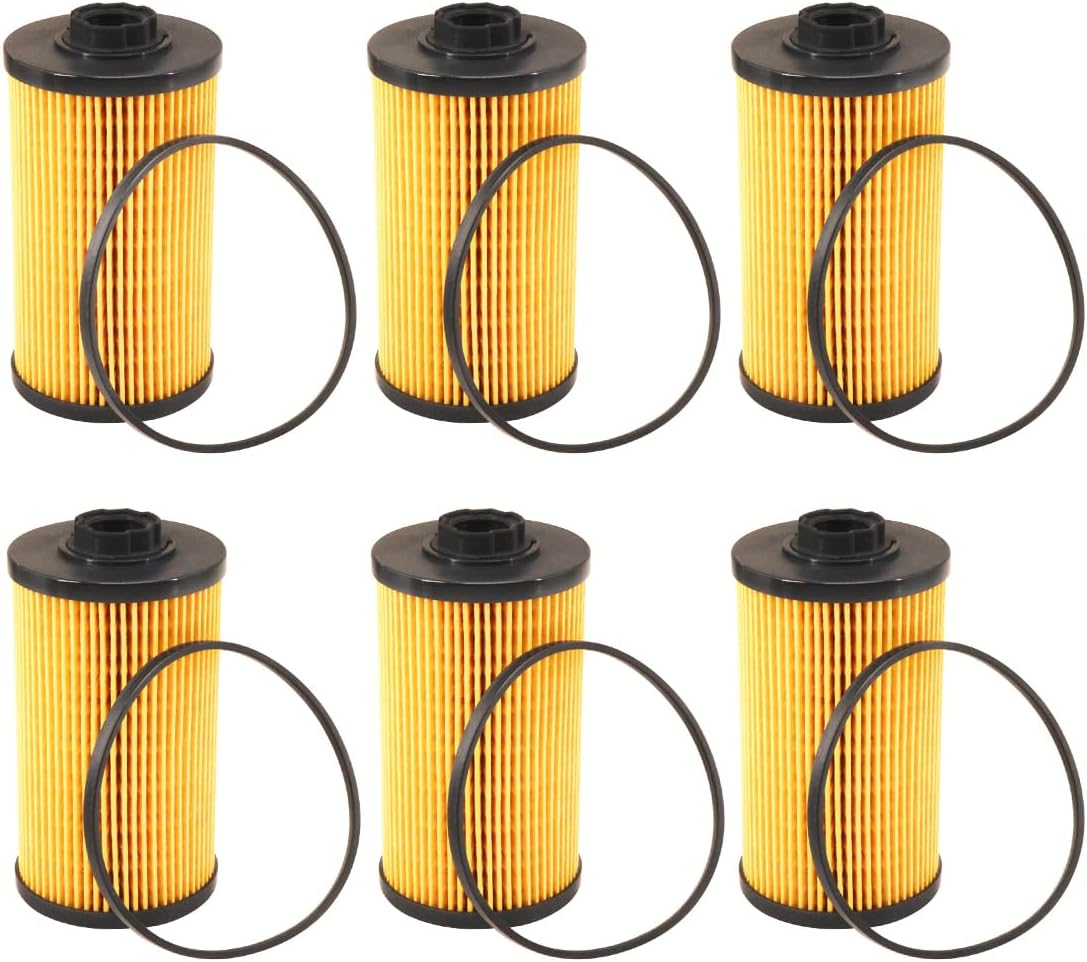 8982402790 Fuel Filter Replace WF10109 PF46056 5200017728 Compatible with Isuzu 4LE2T 4LE2X Engines(Pack of 6)