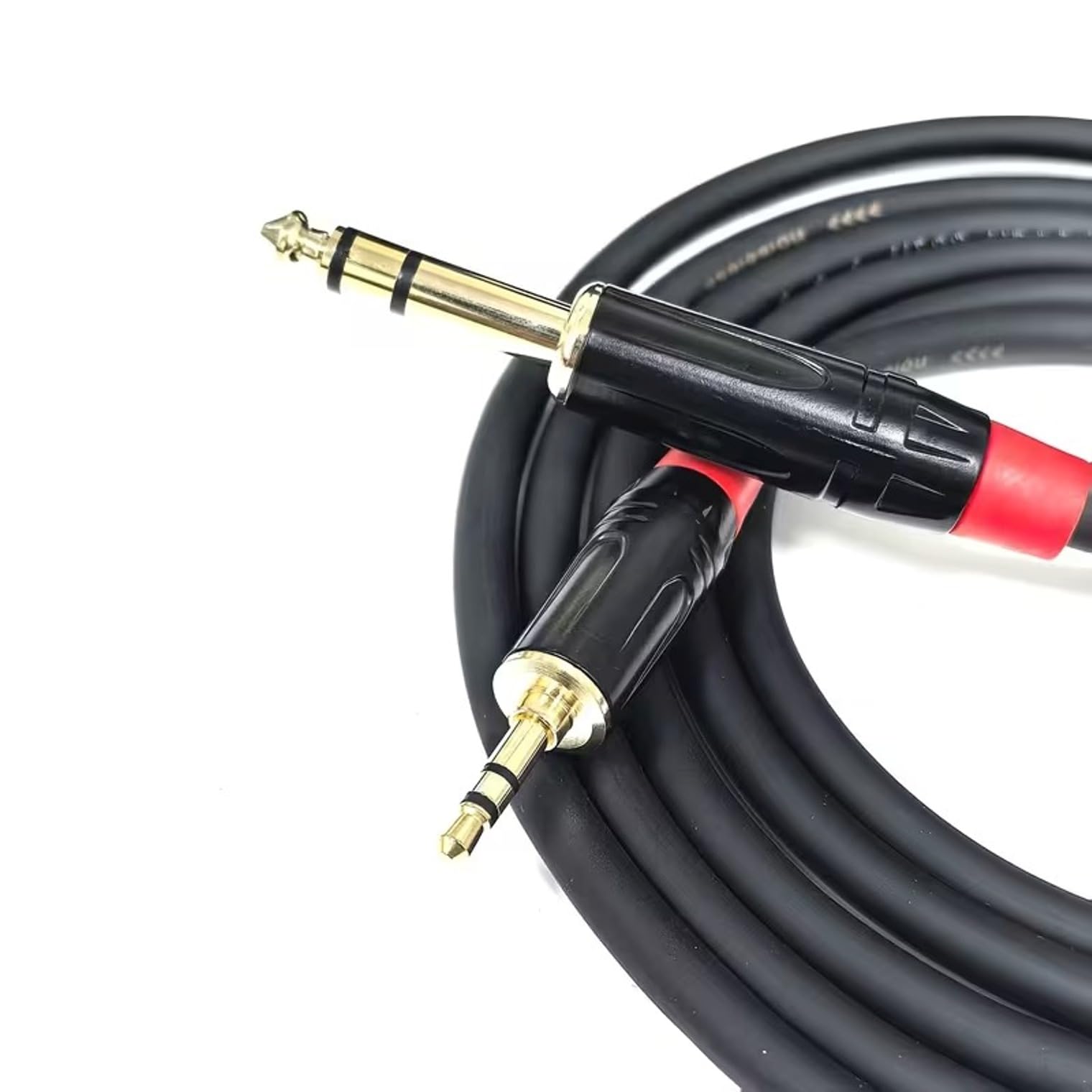 KEBILSHOP 3.5mm to 6.35mm Stereo Audio Cable,3.5mm 1/8" Male TRS to 6.35mm 1/4" Male TRS Stereo Audio Cable for Guitar,Amplifier,Laptop (1.5M/4.9FT)-image-45