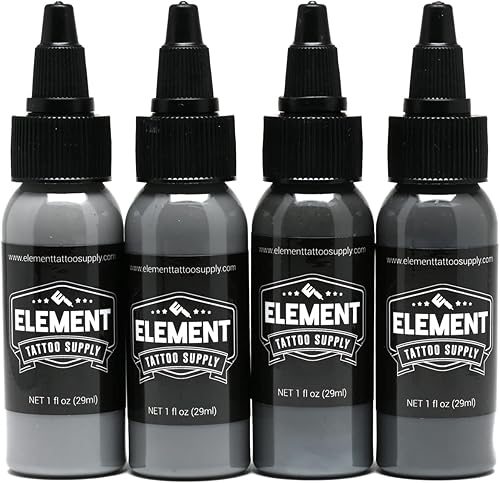 Miniatura 43 de ELEMENT TATTOO SUPPLY - Tinta de tatuaje blanca - Tinta de tatuaje profesional y suministros para resaltar, mezclar y mezclar - Tinta de tatuaje