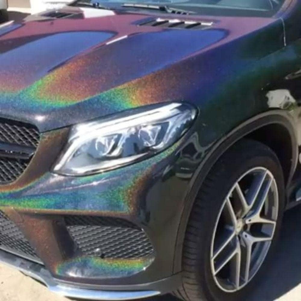 KPMF K75400 Gloss Morpheus Black Starlight | K75470 | Vinyl CAR WRAP Film (5ft x 60ft (300 Sq/ft)) w/Free-Style-It Pro-Wrapping Glove