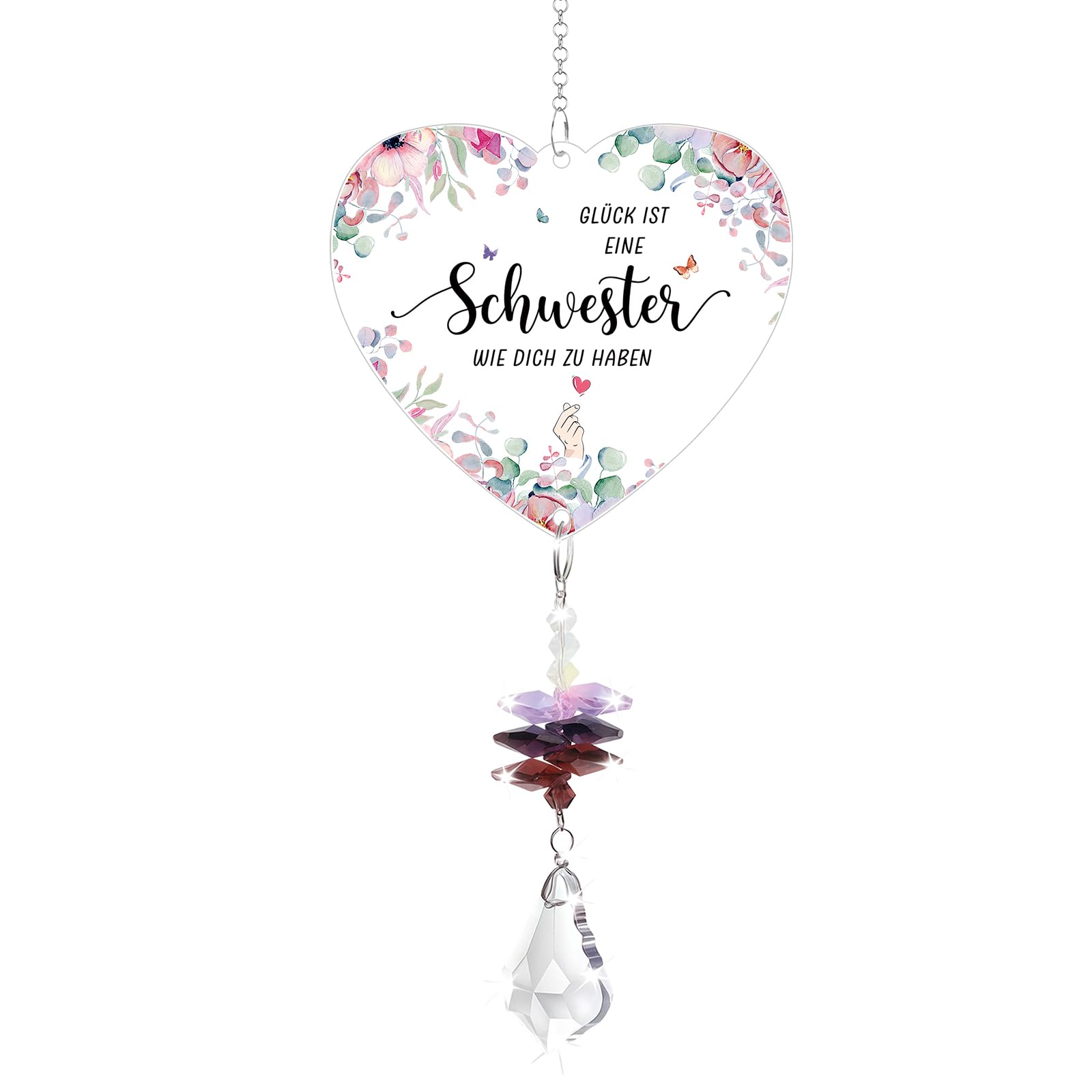 Beste Freundin Geschenke, Kristall Sonnenfänger, Geschenk Freundin Geburtstag, Geschenke für Frauen, Geburtstagsgeschenk für Freundin, für Beste Freundin Zum Geburtstag Weihnachten