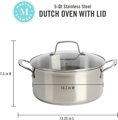 Miniatura 2 de Martha Stewart Horno holandés Catselle de 5 cuartos