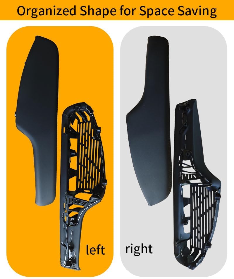 1WK37DX9AB Front Left Driver Side Inner Door Armrest Compatible with Dodge Charger 2011-2023 & Chrysler 300 2011-2023 (Left Driver & Right Passenger Side)