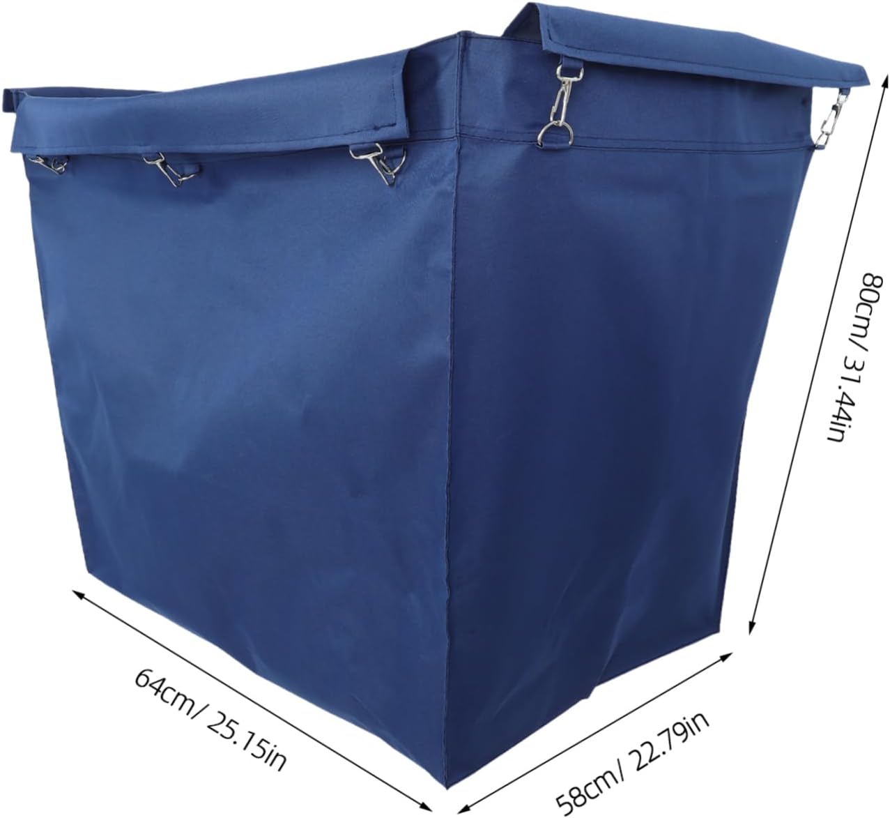 Veemoon Oxford Cloth Laundry Cart Replacement Bag Storage Organizer for Housekeeping Removable Laundry Storage Portable Cleaning Supplies Ample Capacity for Efficient Organization