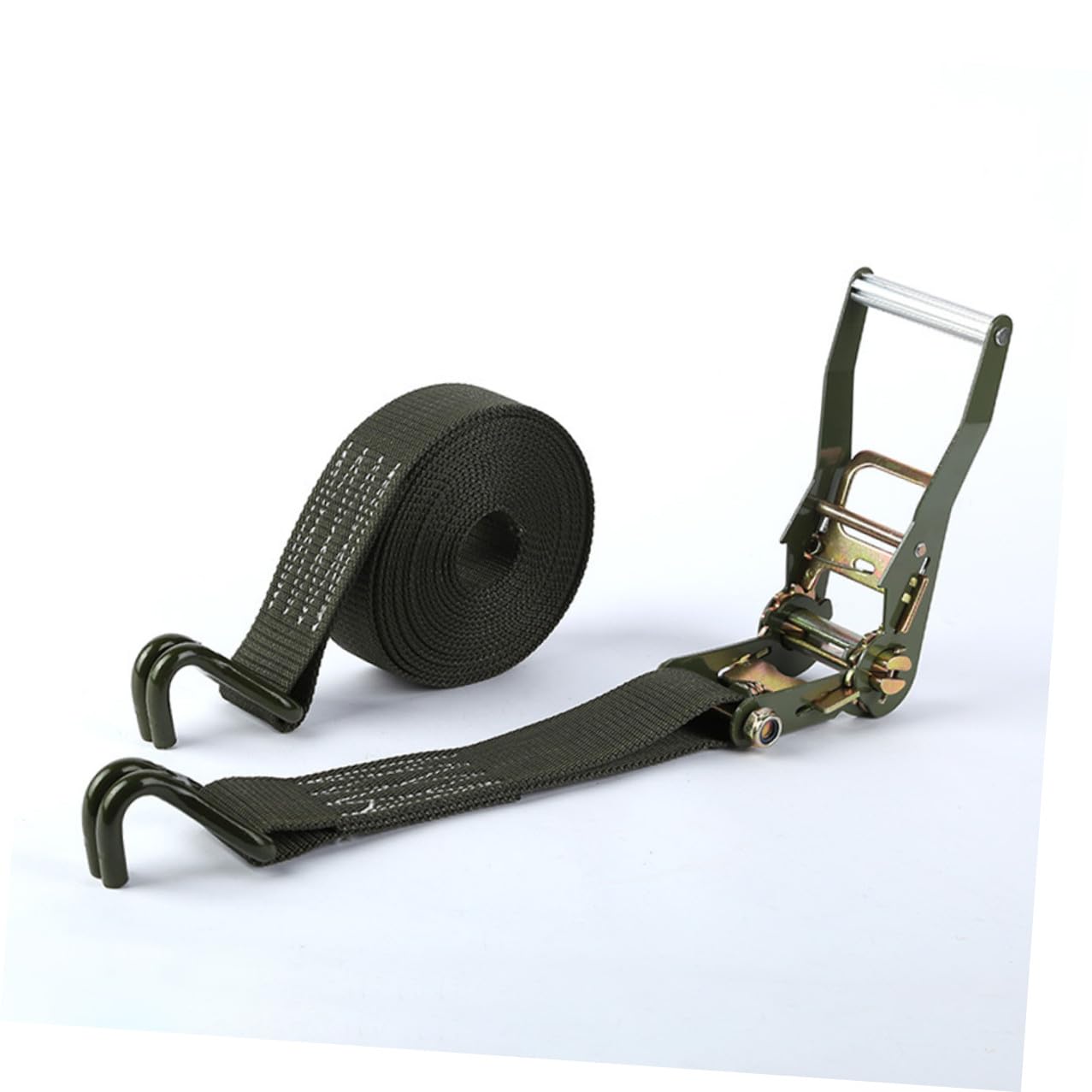 OUNONA 6m Spanngurte mit Ratsche aus Polyester 5cm Breite LKW Zurrgurte für Motorrad und Fahrzeugtransporte Metallverschluss mit Druckpunkten Zur Ladungssicherung