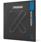 D'Addario Acoustic Guitar Strings, XT Phosphor Bronze Coated, XTAPB1253, Light Gauge 12-53, 6-String Set, Pack of 1