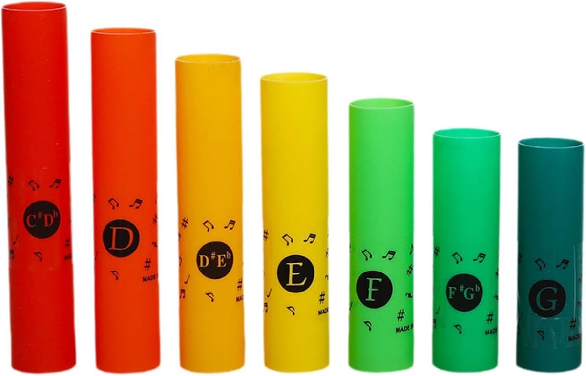 predolo Percussion Tube Set Musical Sound Tube for Classroom Children Birthday Gift