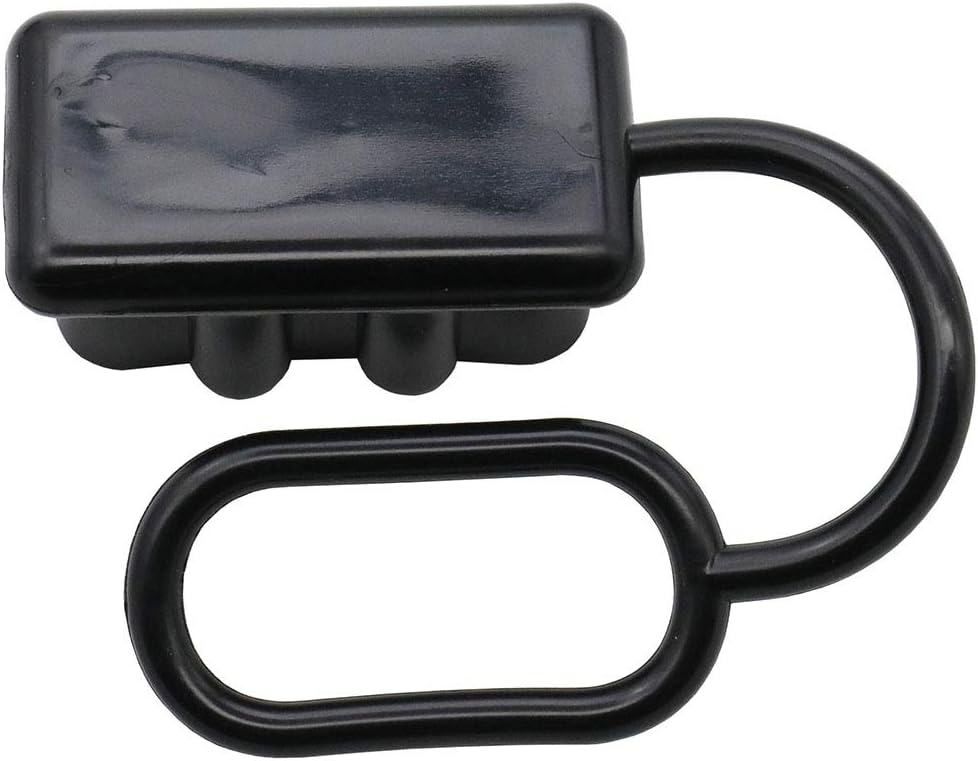 175A 1/0 AWG Battery Quick Connect Disconnect Electrical Connector Plug with 2 Pcs Dust Cover for Winch Trailer,2 Packs
