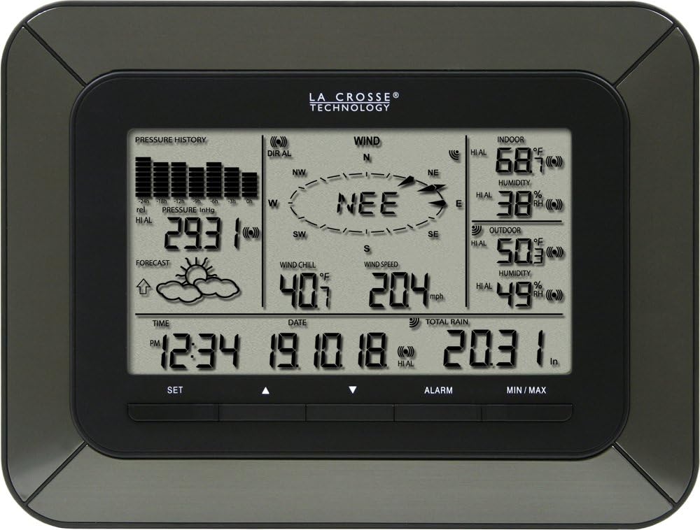 La Crosse Technology WS2814UIT Professional Weather Center with La
