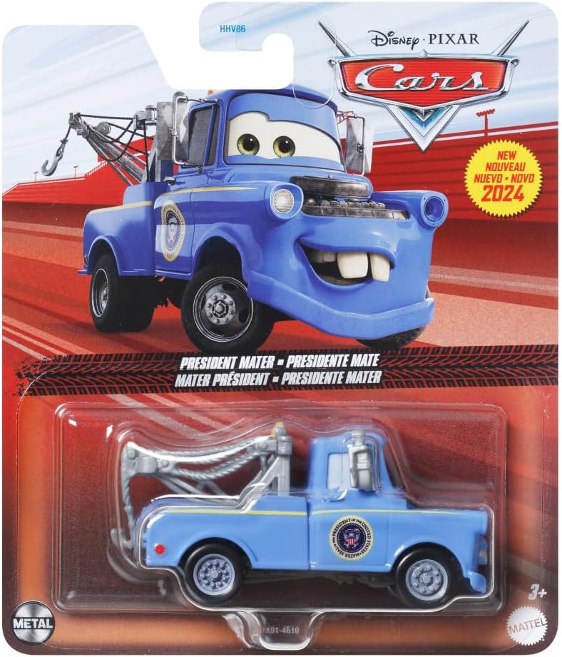Mattel Disney Pixar Cars On The Road President Mater Diecast Tow Truck 2024