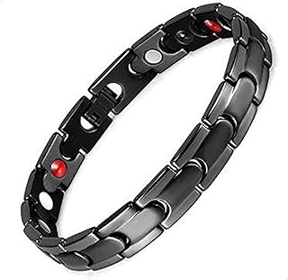 Medical energy bracelet with germanium stone to get rid of electrical charges in the body and balance for men