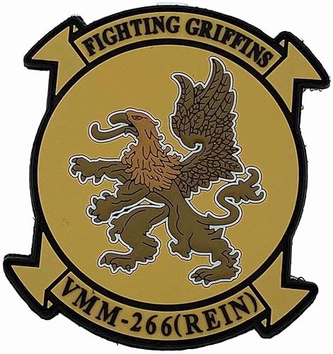 VMM-266 Fighting Griffins (REIN) Parche de PVC - con gancho y bucle