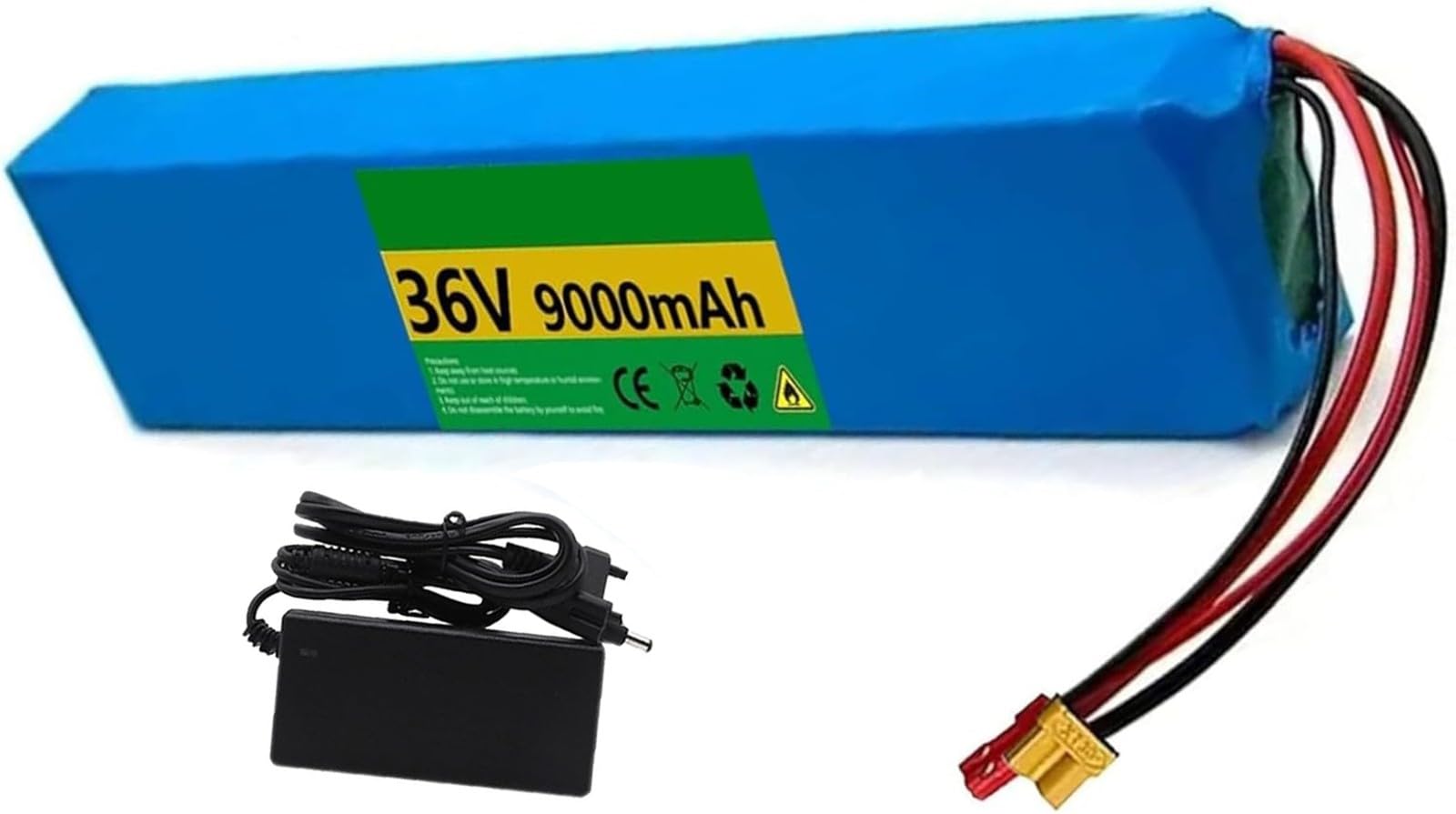 36V 9Ah Vélo Électrique Scooter,Batterie Batterie de E-Bike 36V Battery Batterie Trottinette Électrique for 200W 350W 400W 500W 800W with Built in BMS and Charger