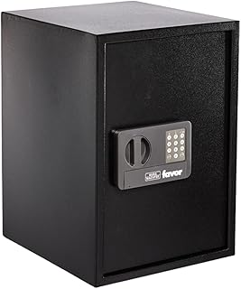 BURG-WÄCHTER Möbeltresor mit elektronischem Zahlenschloss, inkl. Fachboden, 38,6 l, 12,5 kg, Favor S7 E, Schwarz
