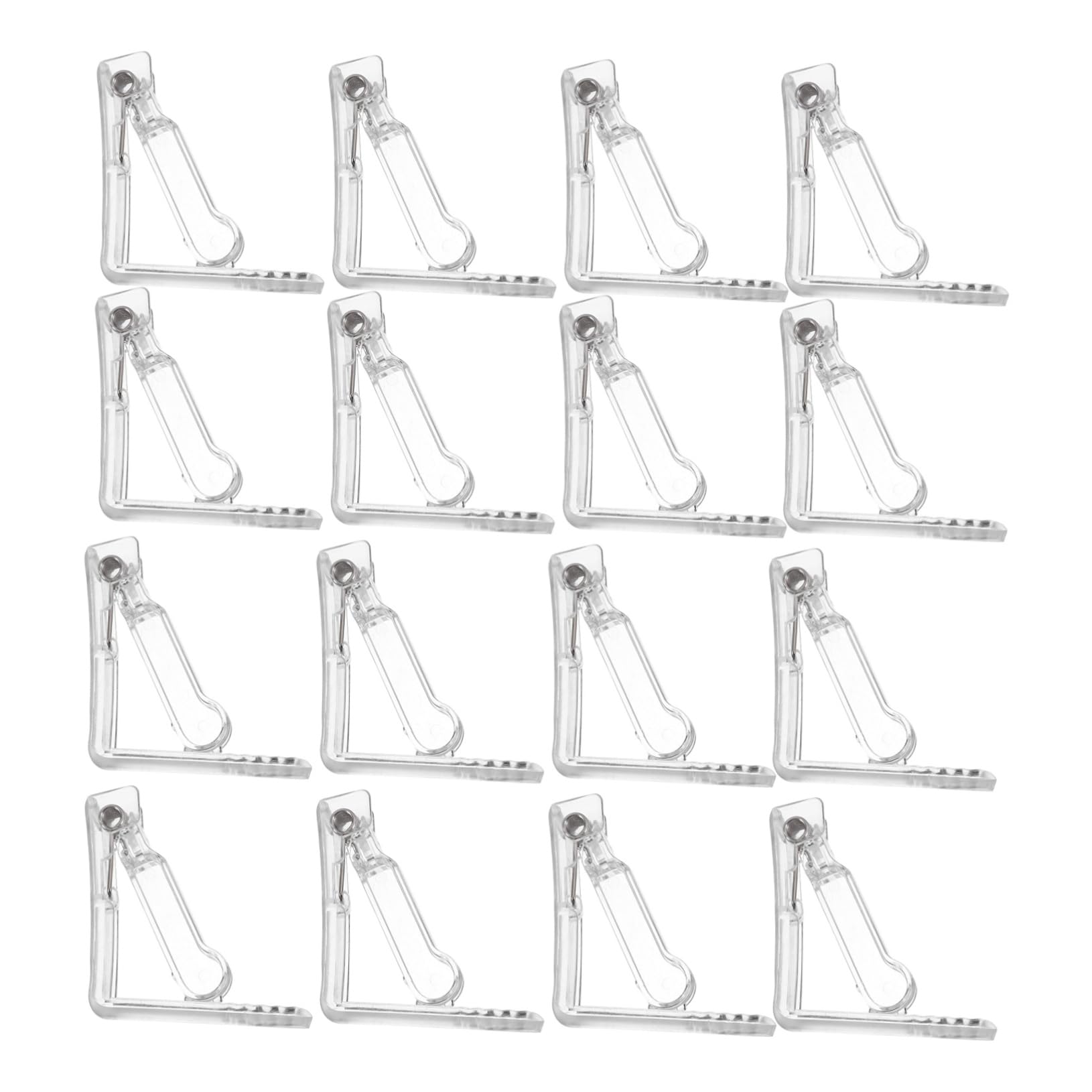 Soportes para manteles transparentes PRETYZOOM de plástico, pack de 20 pinzas de fijación