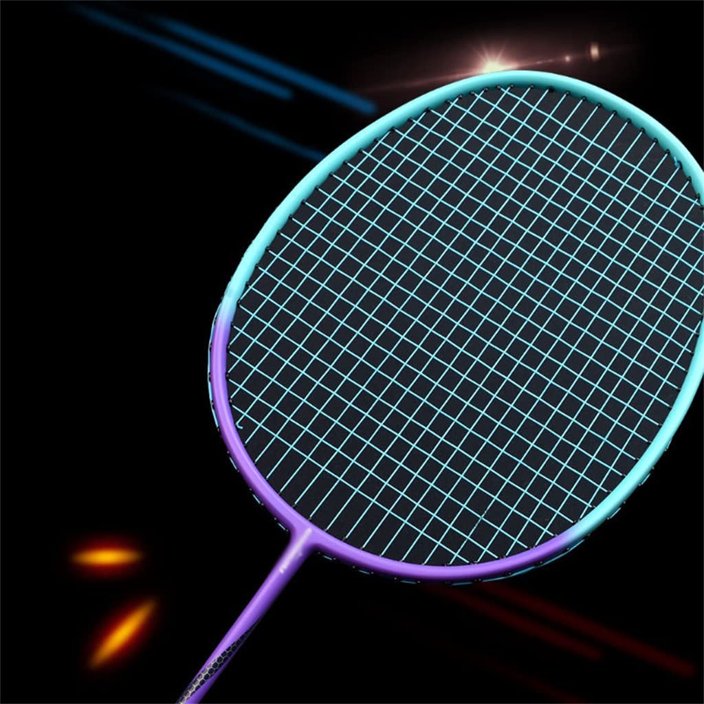 10U Badminton Racket Full Carbon -light Feel 54g Racket Offensive and Defensive Single Shot