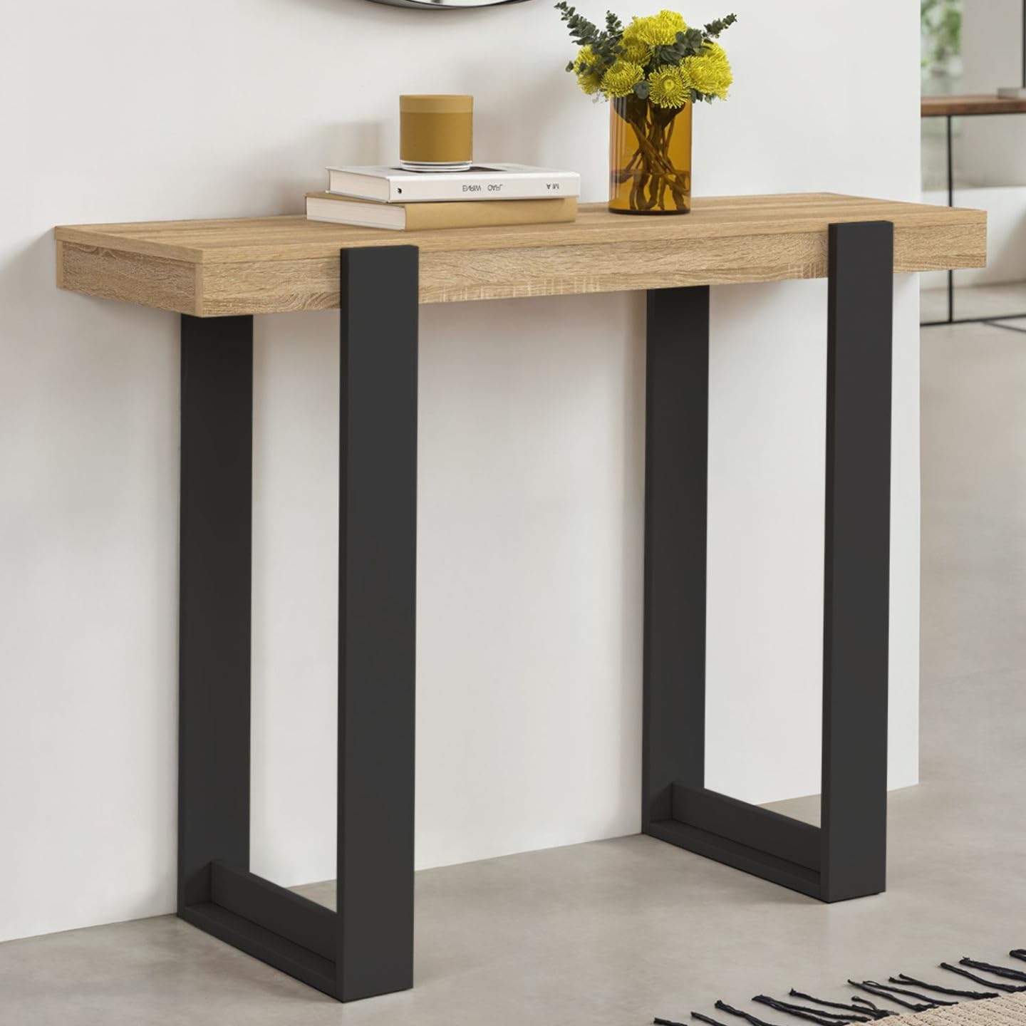 IDMarket - Console Phoenix Bois et Noir