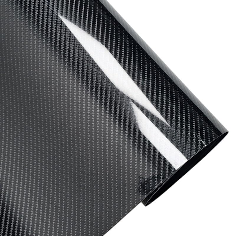 Pellicola Wrapping Auto Pellicola Avvolgente In Vinile In Fibra Di Carbonio 6D, Adesivi For Auto Impermeabili, Console, Computer, Laptop, Pelle, Accessori For Moto(30CMX100CM)