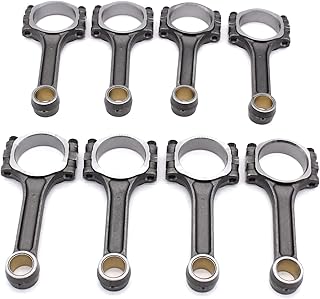 1set I Beam 5.700" 2.100" .927" Bronze Bush 5140 Connecting Rods Suits For SBC 350 PCE274.1003