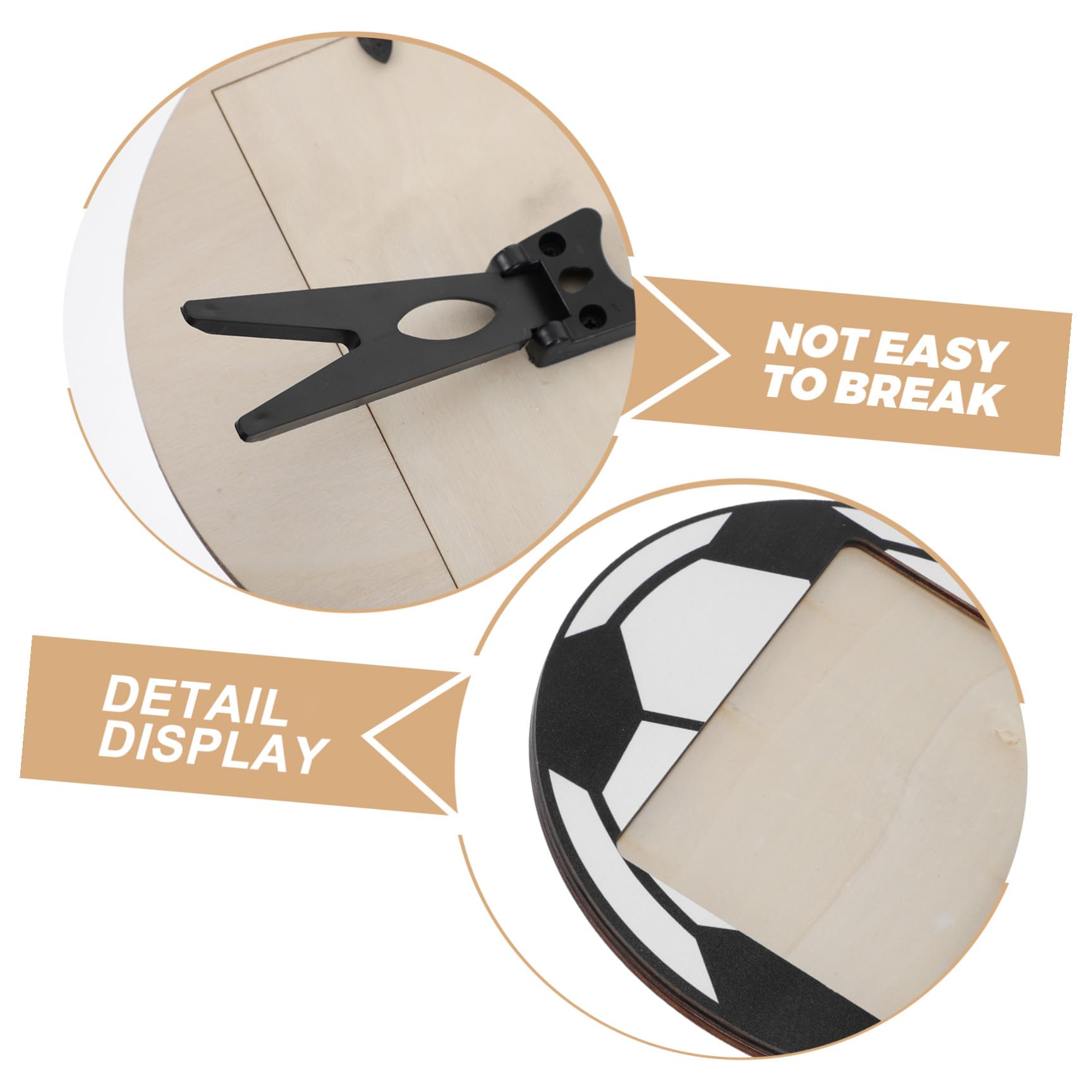 Abaodam Set de 6 Marcos de Fotos de Madera para Escritorio con Diseño Deportivo de Fútbol, Duraderos y Fáciles de Mantener para Decoración de Mesa y Eventos Deportivos