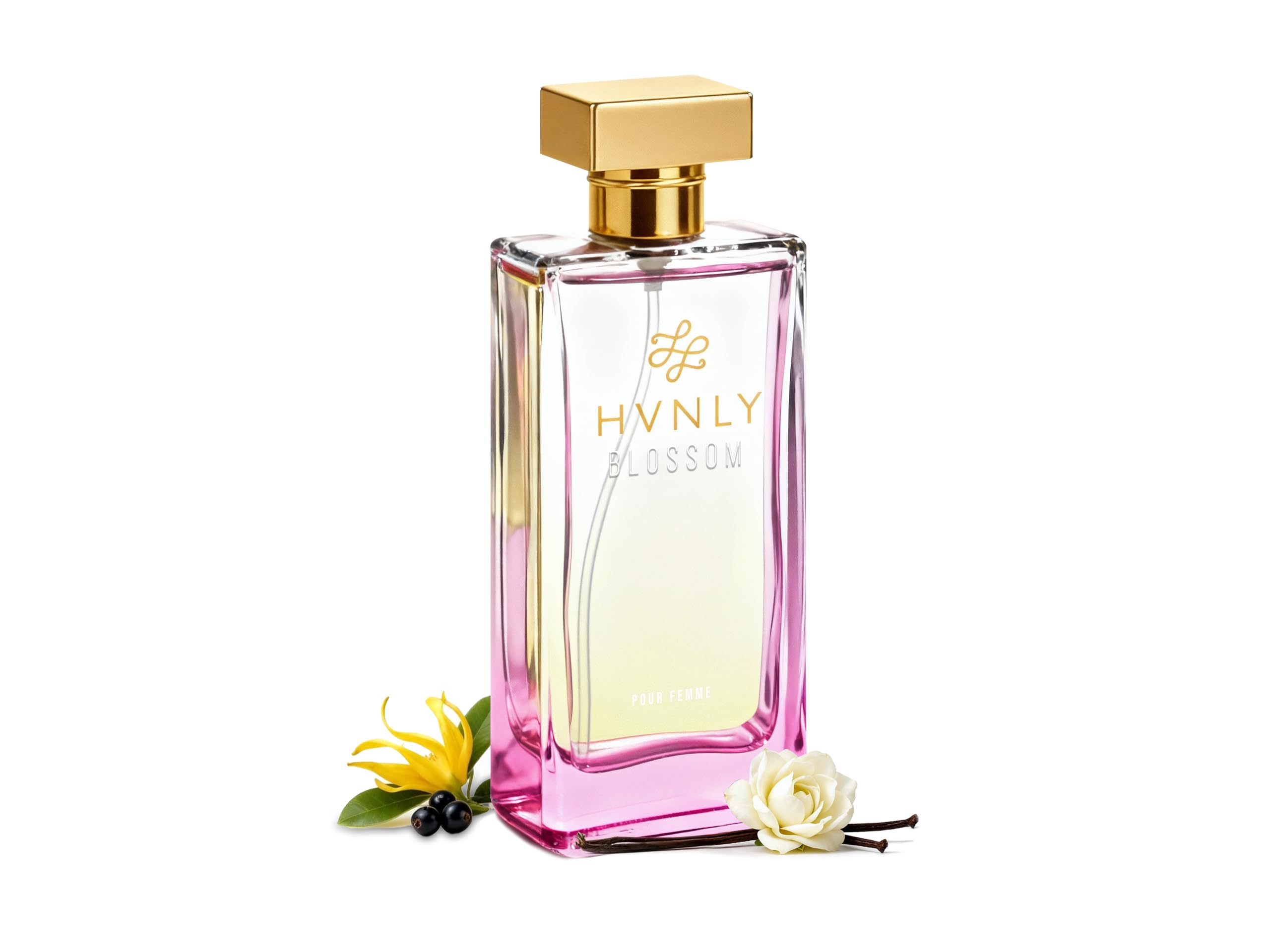 HVNLY Blossom EDP | Perfume For Women | An Ideal Gift | Long Lasting Premium Floral Fragrance | Bergamot, Pink Peppercorn, Patchouli | Best For Office Wear, Daily Wear | 1.0 fl. oz.