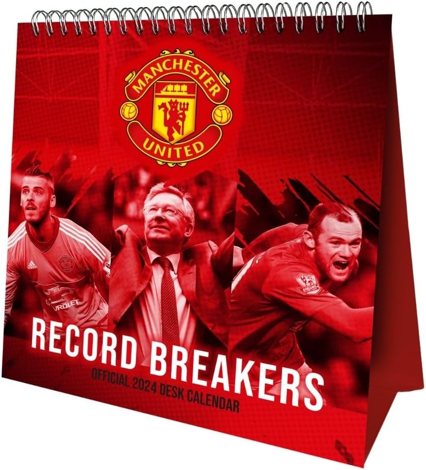 Manchester United FC 2025 Desk Calendar