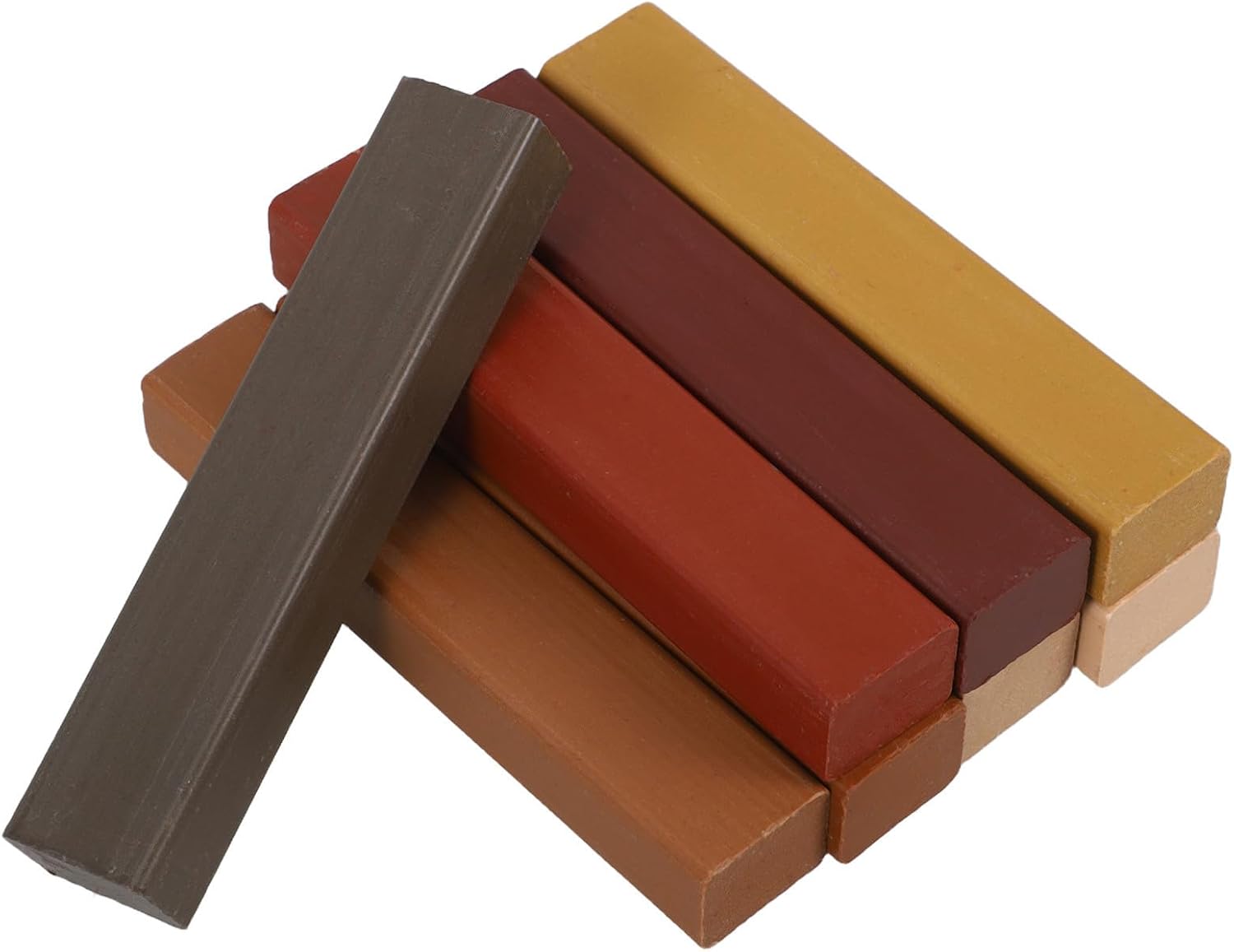 Wood Repair Wax Sticks with Advanced Heatmelt Technology, Paraffin Material 8pcs Color Flexibility and Portable Convenience for Furniture and Cabinets for Home and Traveling Touch