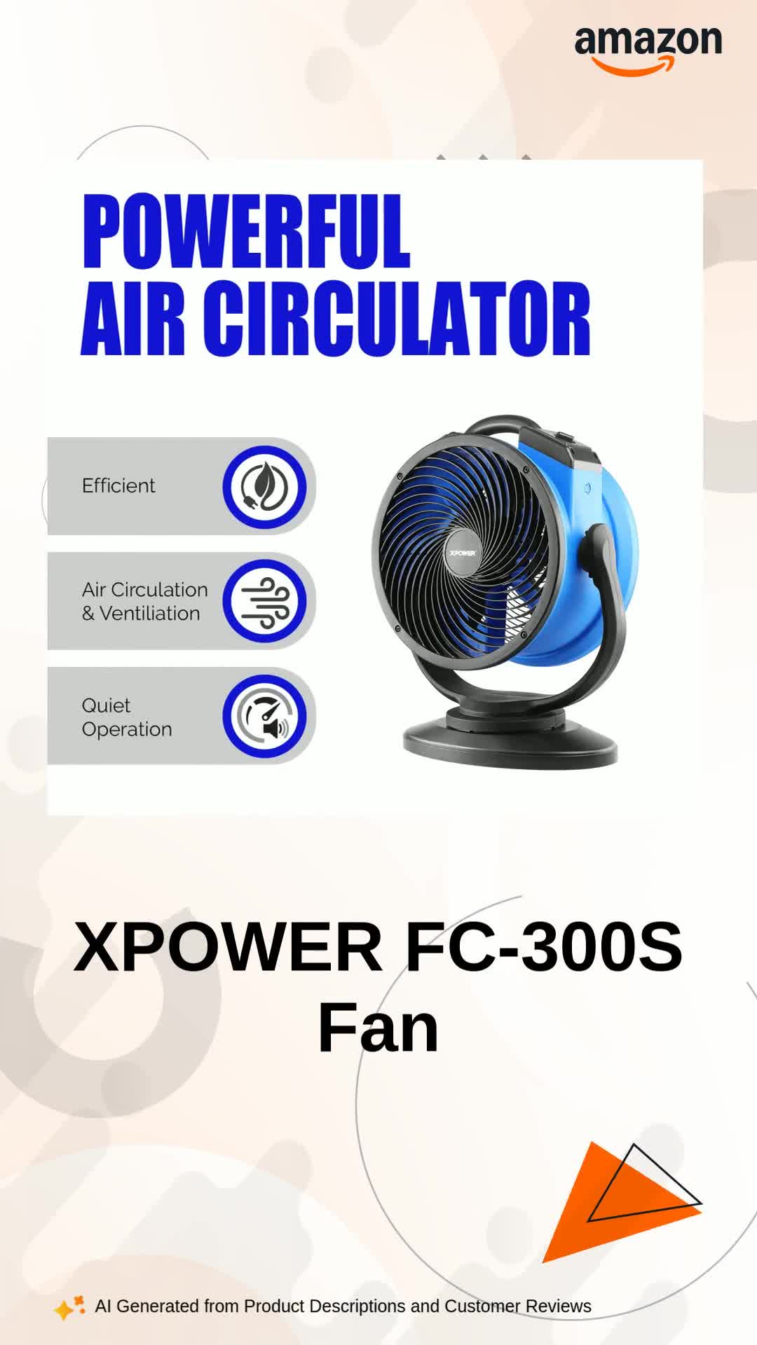 XPower　　FC−300S XPOWER FC-300S Multipurpose 14” Pro Air Circulator Utility Fan