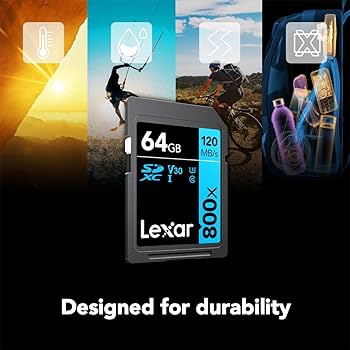 CFカード Lexar Professional 800x 64GB Lexar 64GB CompactFlash Memory Card Professional LCF64GCRBNA800