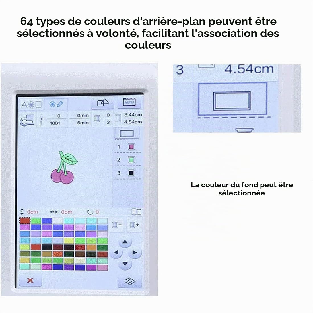 Machine à Broder électrique Automatique Machine à Coudre 158 Motifs Intégrés avec Zone Broderie 4" X 9,2",écran Tactile LCD,210 Lettres Intégrées,30 Bordures Motifs,Couture Facile