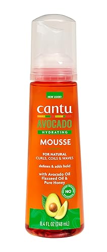 Cantu Mousse Hidratante de Aguacate, 8.4 fl oz (8.4 fl oz)
